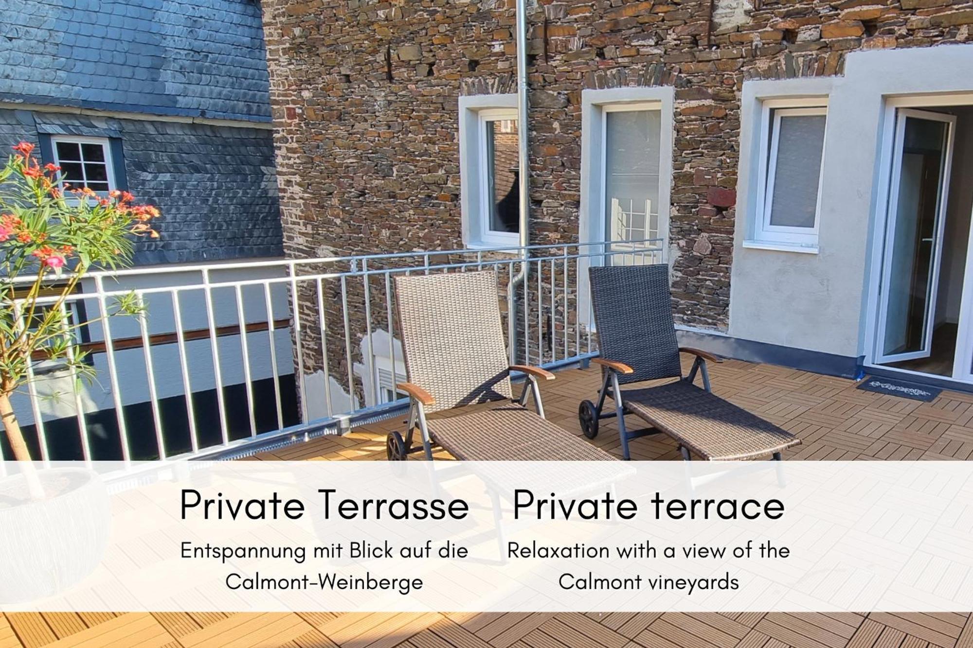 布雷姆Winzerhaus Am Calmont - Terrasse Der Ruhe公寓 外观 照片
